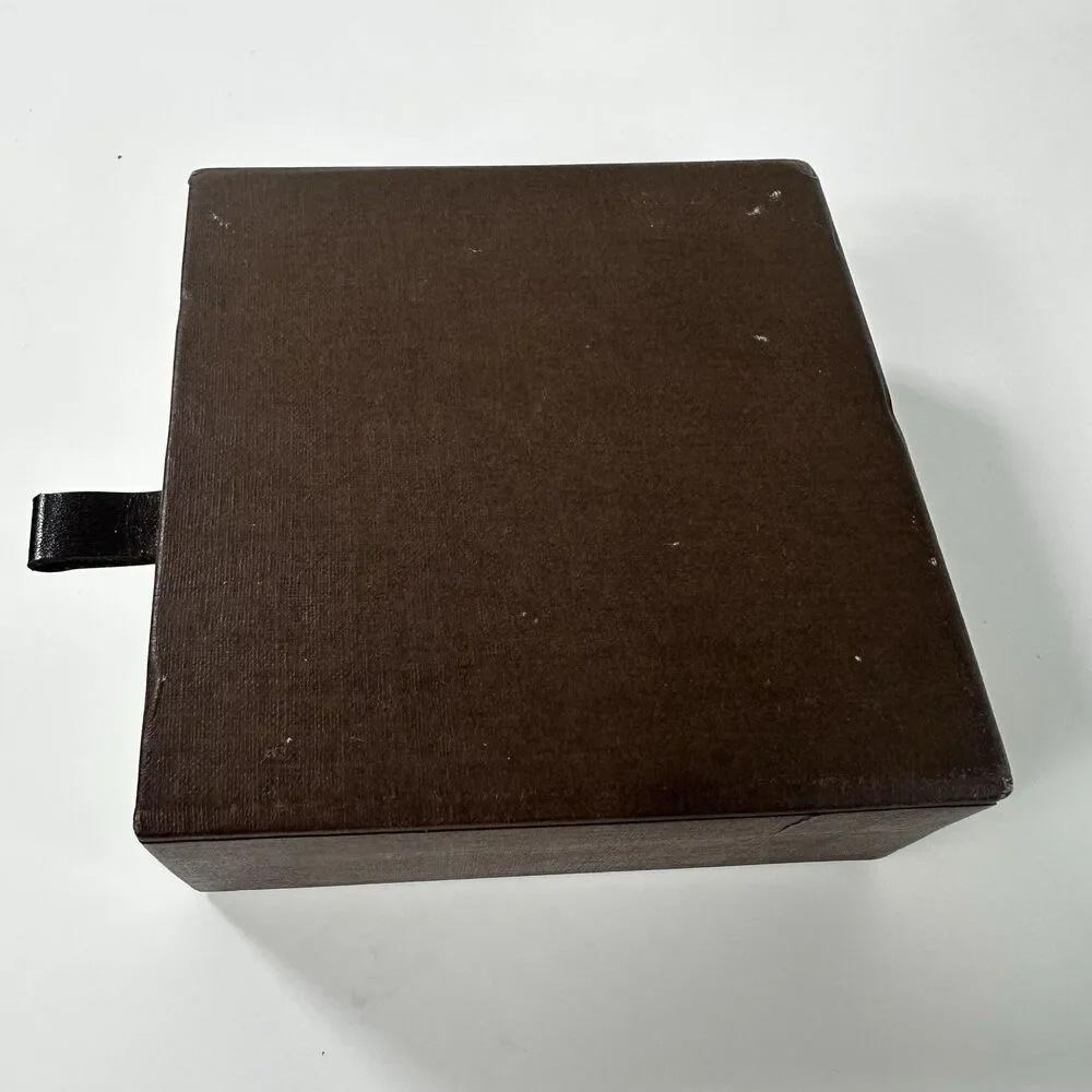 Louis Vuitton Purple Gold Cube Hair Tie With Box Authentic